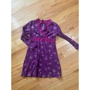 Tea collection girls faux wrap dress